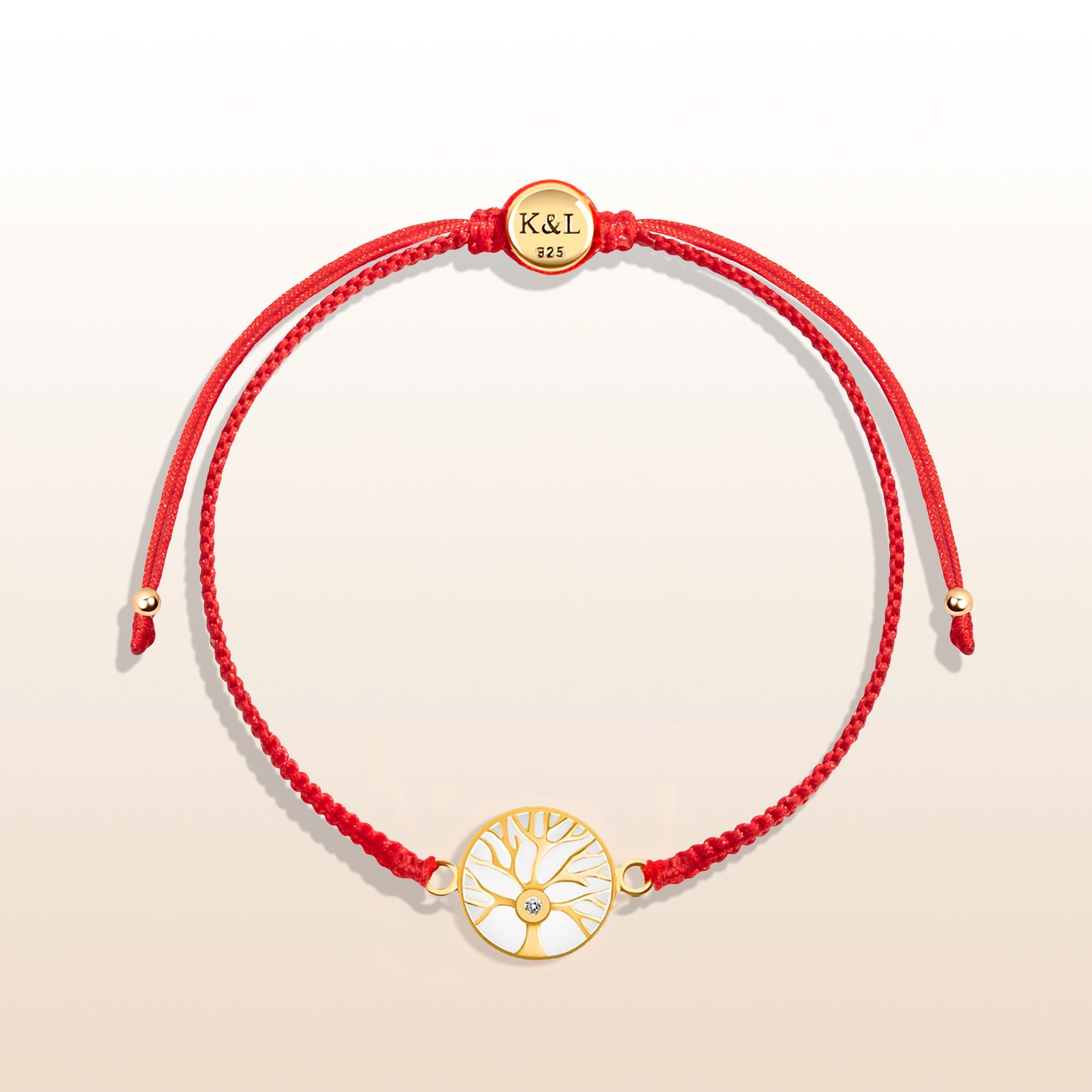 Branching Destiny Red String Tree of Life Bracelet | Karma and Luck