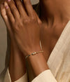 Picture of Graceful Intellectual Gemini Emerald Bracelet