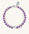 Picture of Soothing Love - Amethyst Heart Charm Bracelet