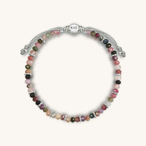 Lavish Blessings Tourmaline Macrame Bracelet - Karma and Luck