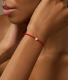 Picture of Enchanting Love - Red String Gold Heart Charm Bracelet