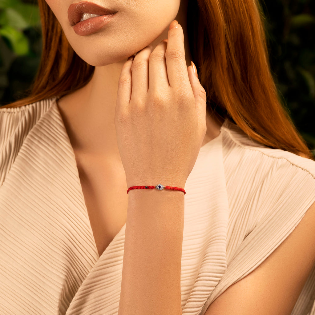Textile bracelet with infinity Karma bead | THOMAS SABO