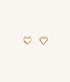 Picture of Profound Adoration Heart Earrings
