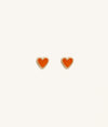 Picture of Unwavering Support Red Heart Earrings