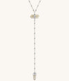 Picture of Sunny Soul - Citrine Silver Evil Eye Necklace