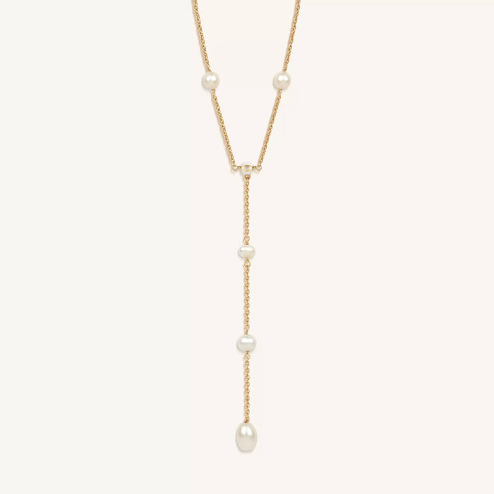 Picture of Spiritual Masterpiece Evil Eye Pearl Necklace