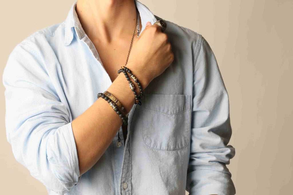 agate men's bracelets