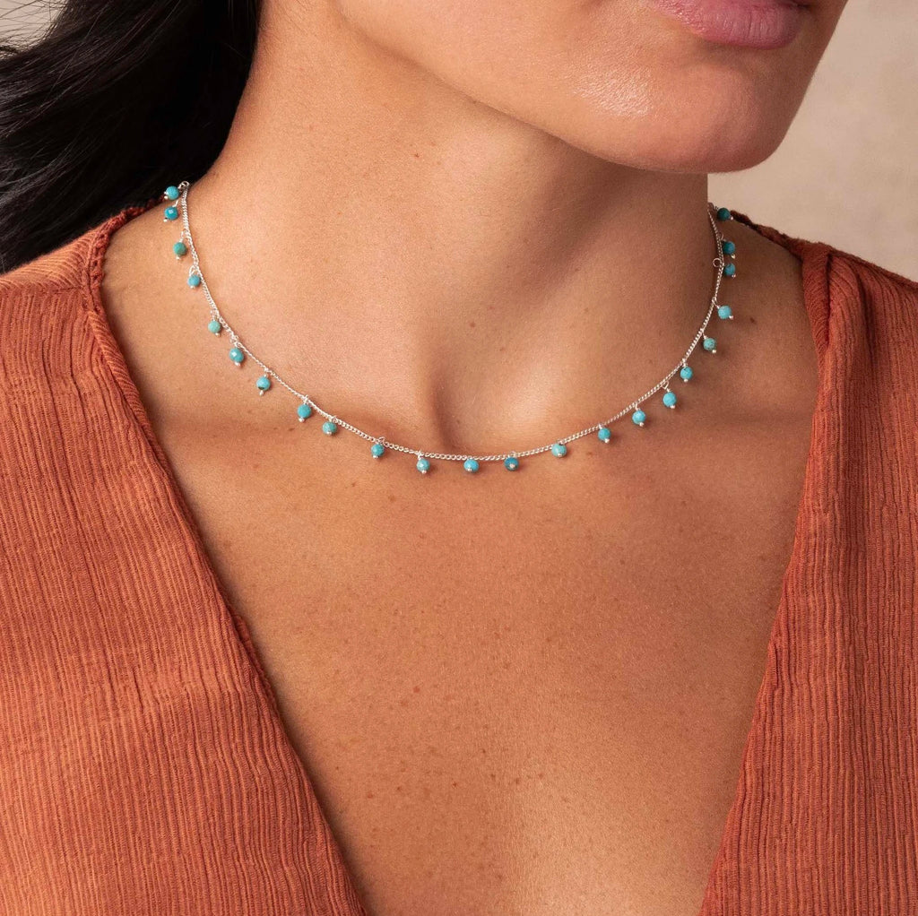 Aligned Authenticity Turquoise Necklace