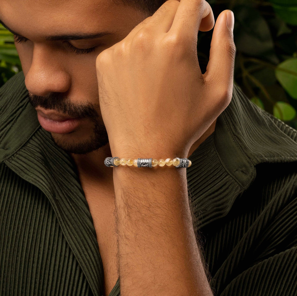 Triple Protection Citrine Bracelet