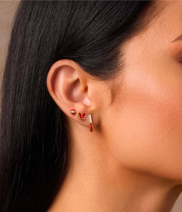 Picture of Red Radiance Diamond Earring Set