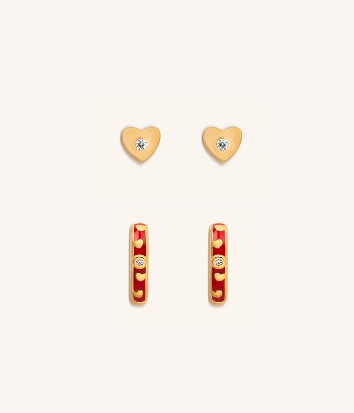 Picture of Love Elevated Diamond Earring Set