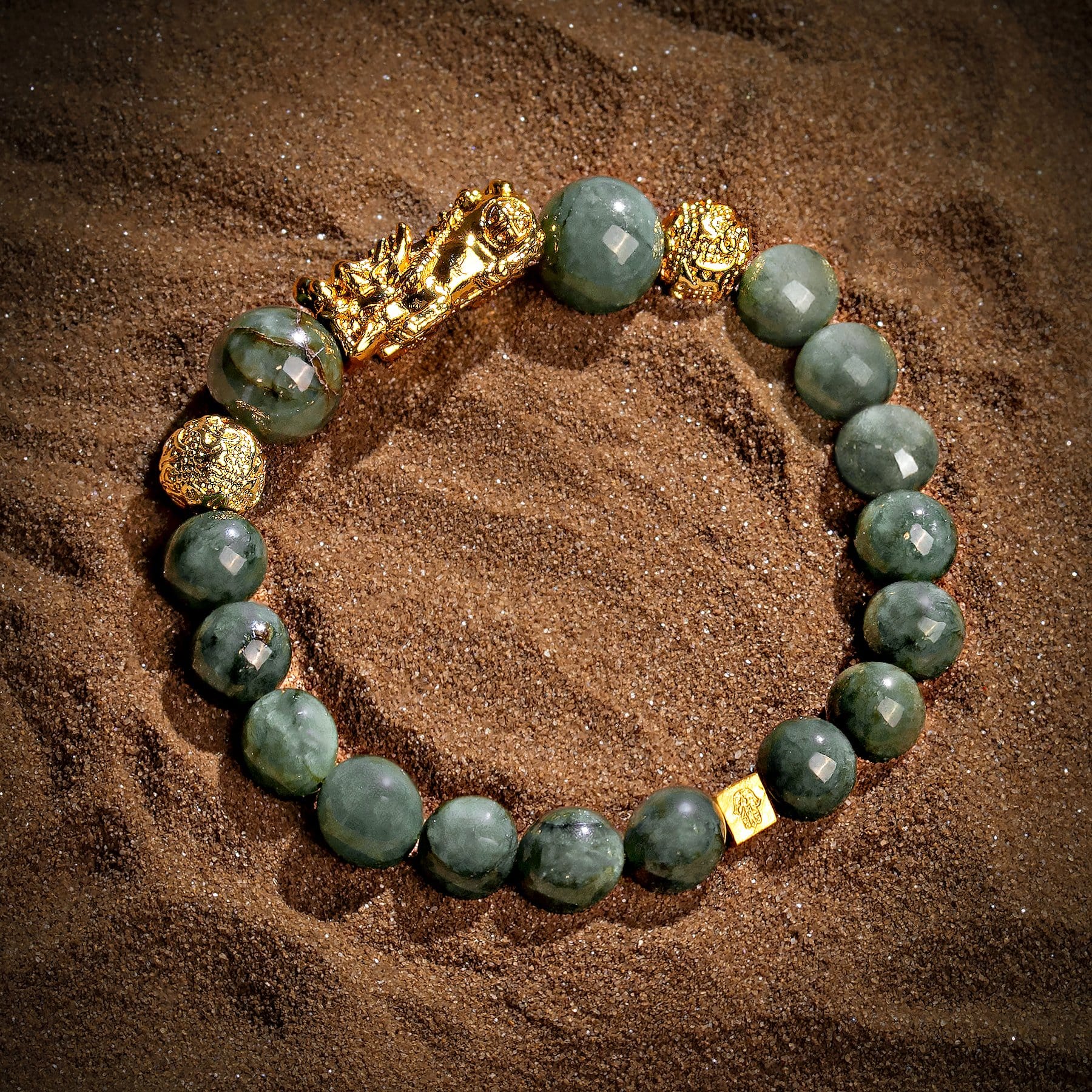 8mm Jade Bracelet For Sale | Fossilsplus