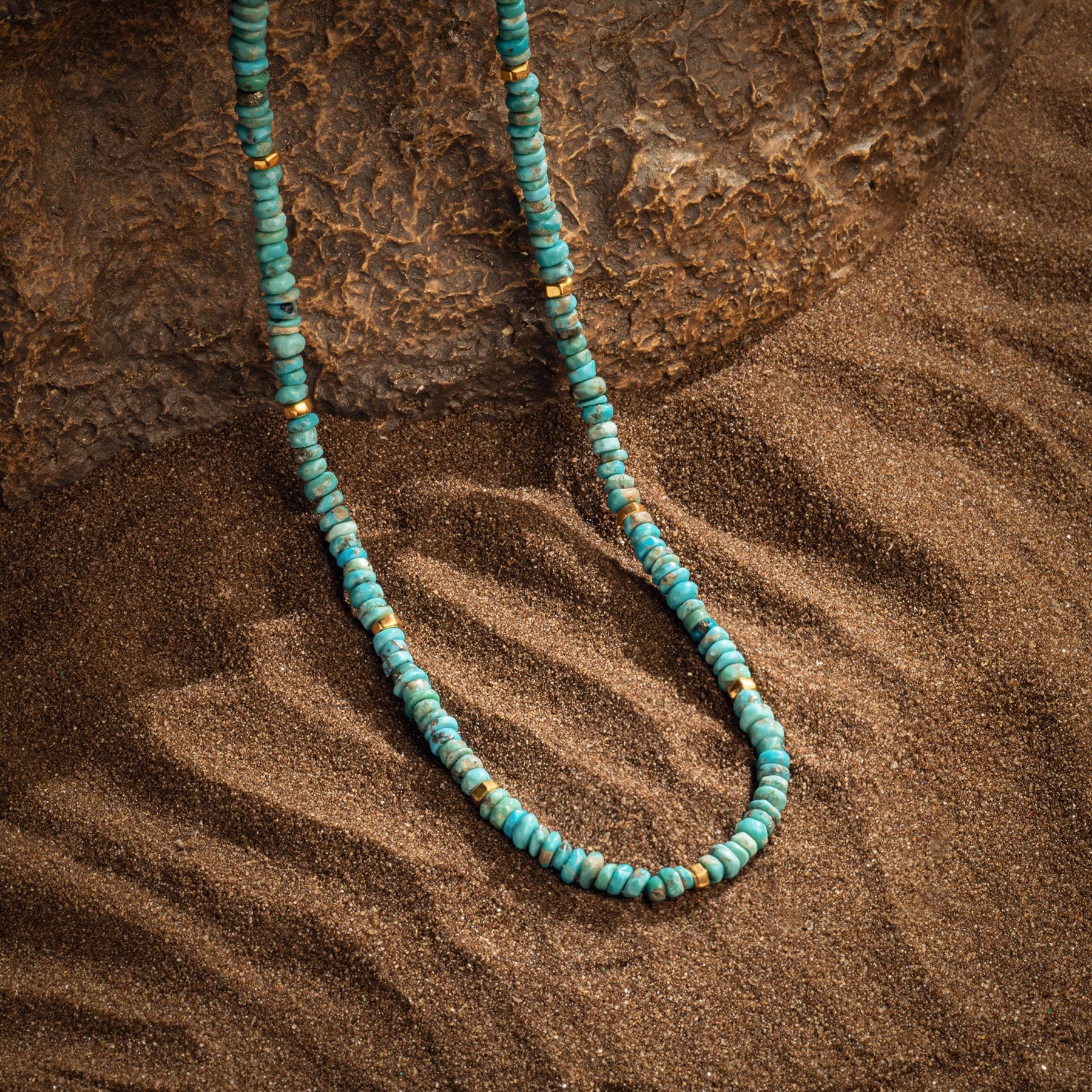 Wood Brown Blue Turquoise Men Surfer Wooden Necklace - Dennis – Dana  LeBlanc Designs