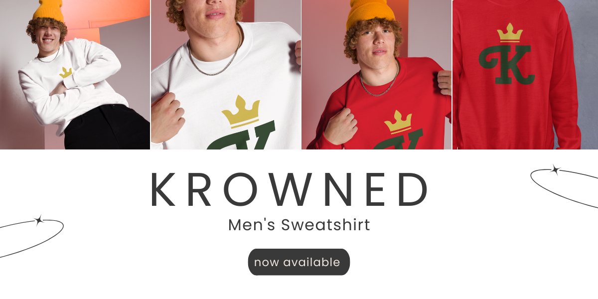 Krowned Men's Sweatshirt Banner 