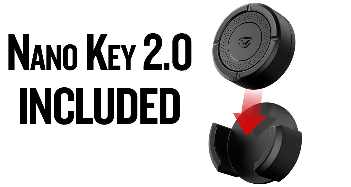 Nano Key 2.0 Included with Purchase  The fastest possible entry point. Hide it discreetly, and access your Slider Series safe on demand with Vaultek’s remote key technology.