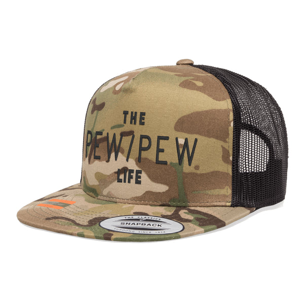 The Pew/Pew Life Tactical Arid Trucker Hat Snapback – PewPewLife