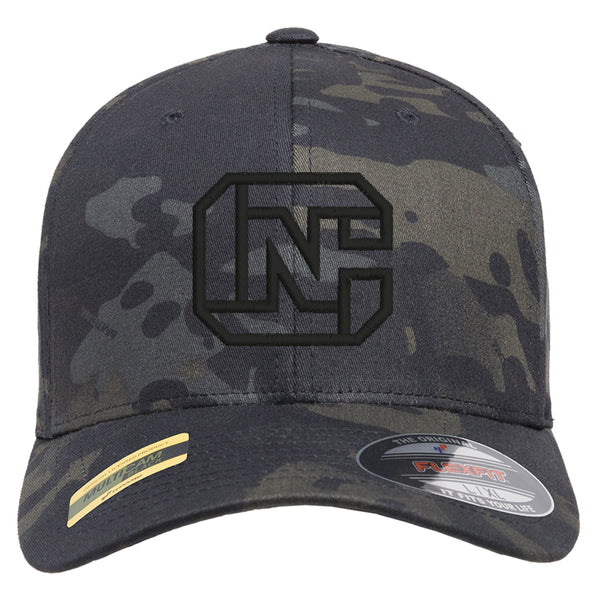 CN Logo Tactical Black MultiCam Hat FlexFit – PewPewLife