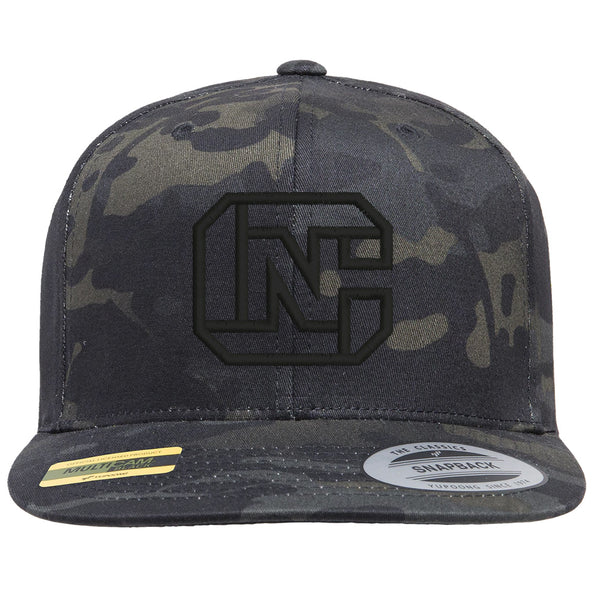 CN Logo Tactical Black MultiCam Hat Snapback - PewPewLife