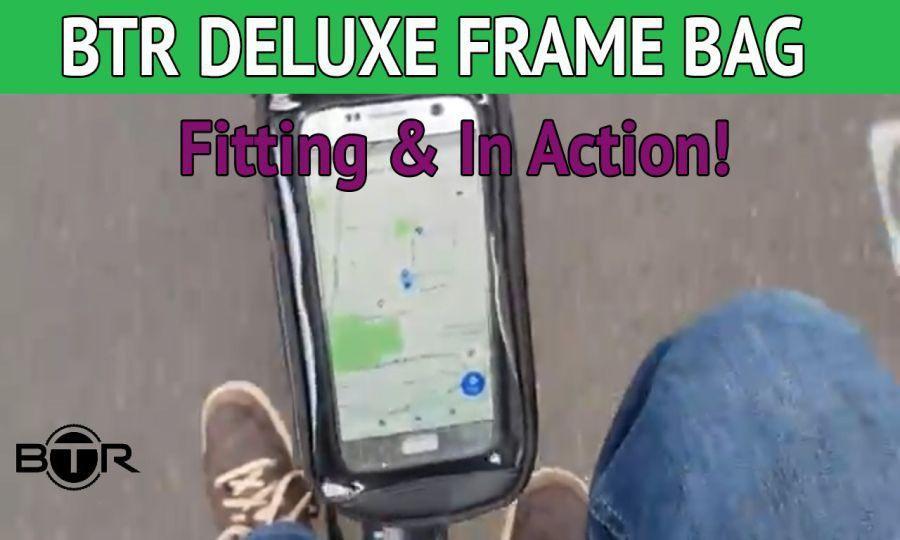 Ondergeschikt sneeuw Automatisch BTR Deluxe Bike Bag with Mobile Phone Holder LIVE Video Action ! - BTR  Sports