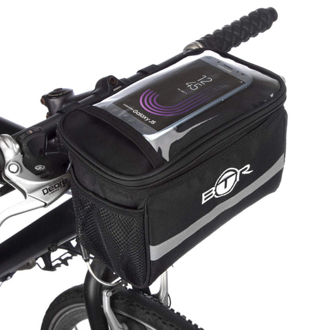 BTR handlebar bag for bike wth phone pocket