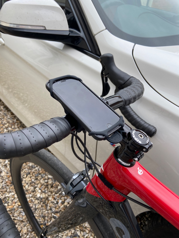 BTR Bike Phone Holder Bag with iPhone 6 in