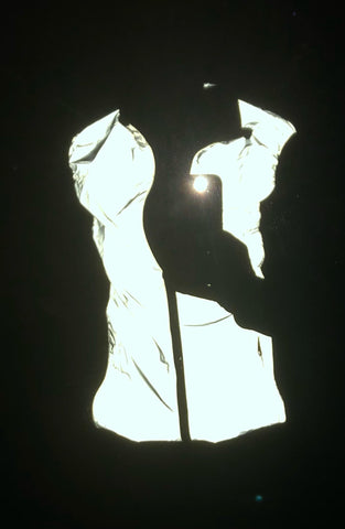 BTR reflective gilet being worn in the dark