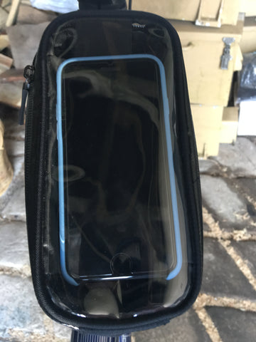 BTR Bike Phone Holder with iPhone 7 inside