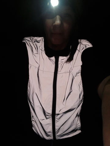 BTR high vis reflective cycling and running gilet and vest