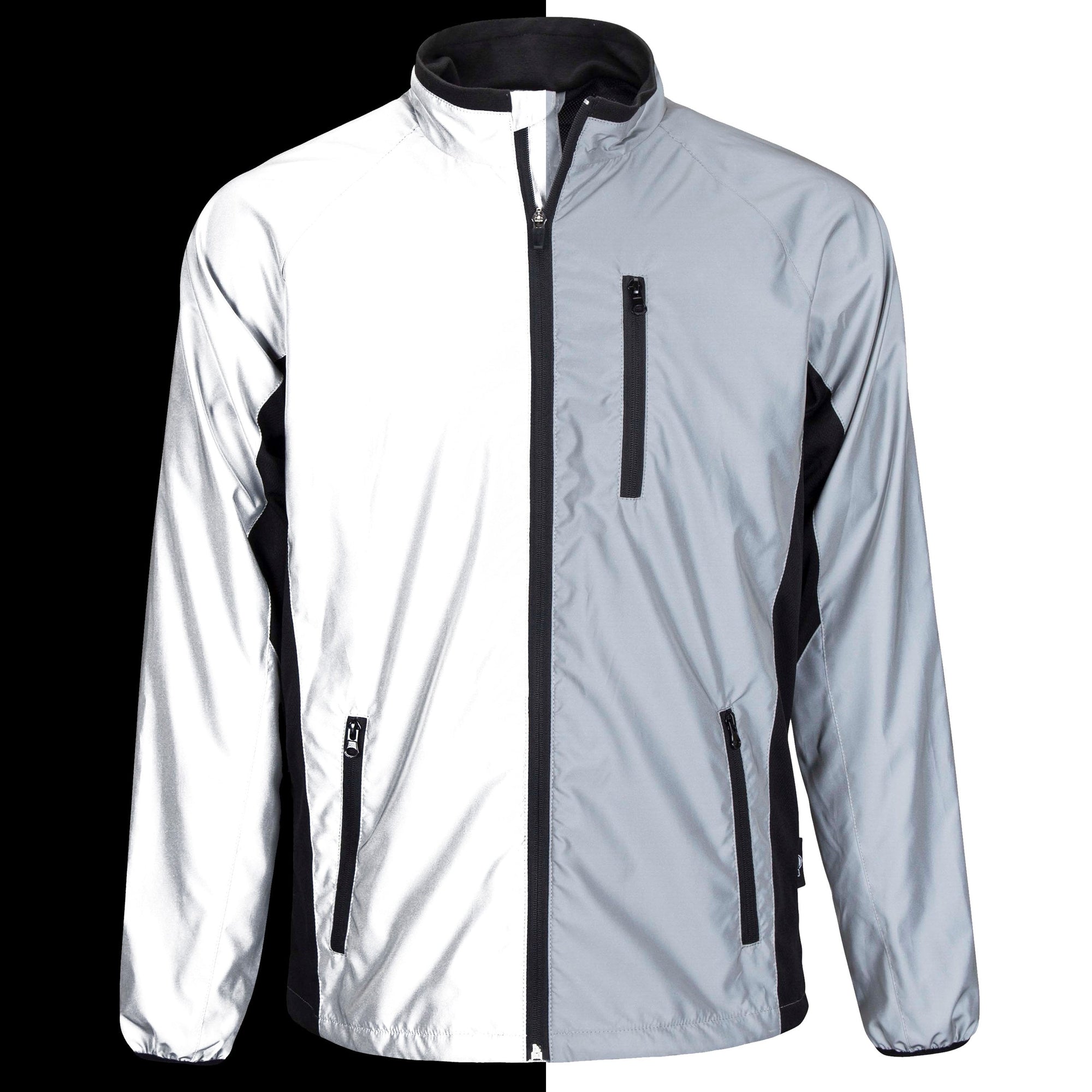 fully reflective cycling jacket