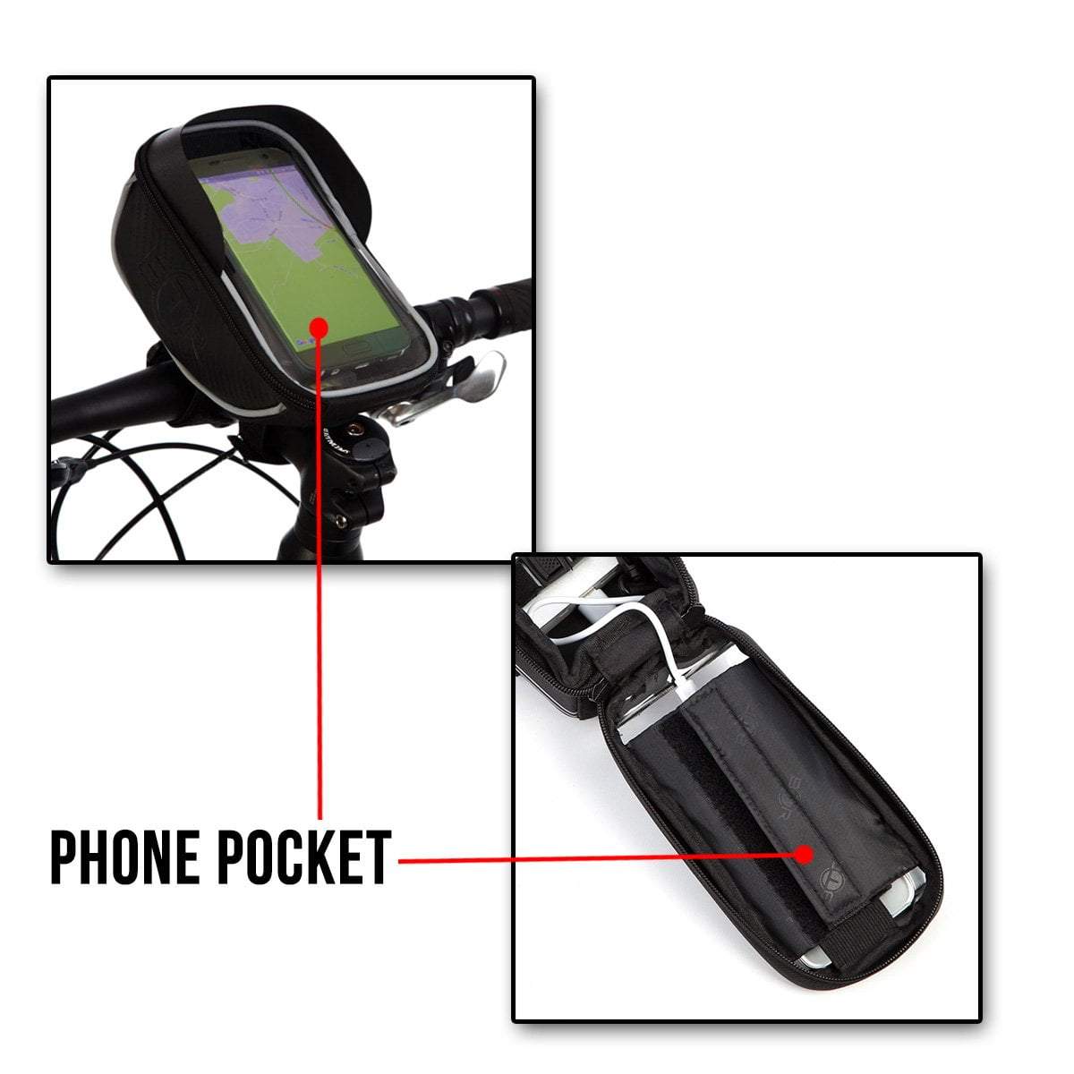 Btr Bike Phone Bag Bicycle Handlebar Mobile Phone Mount Btr Sports