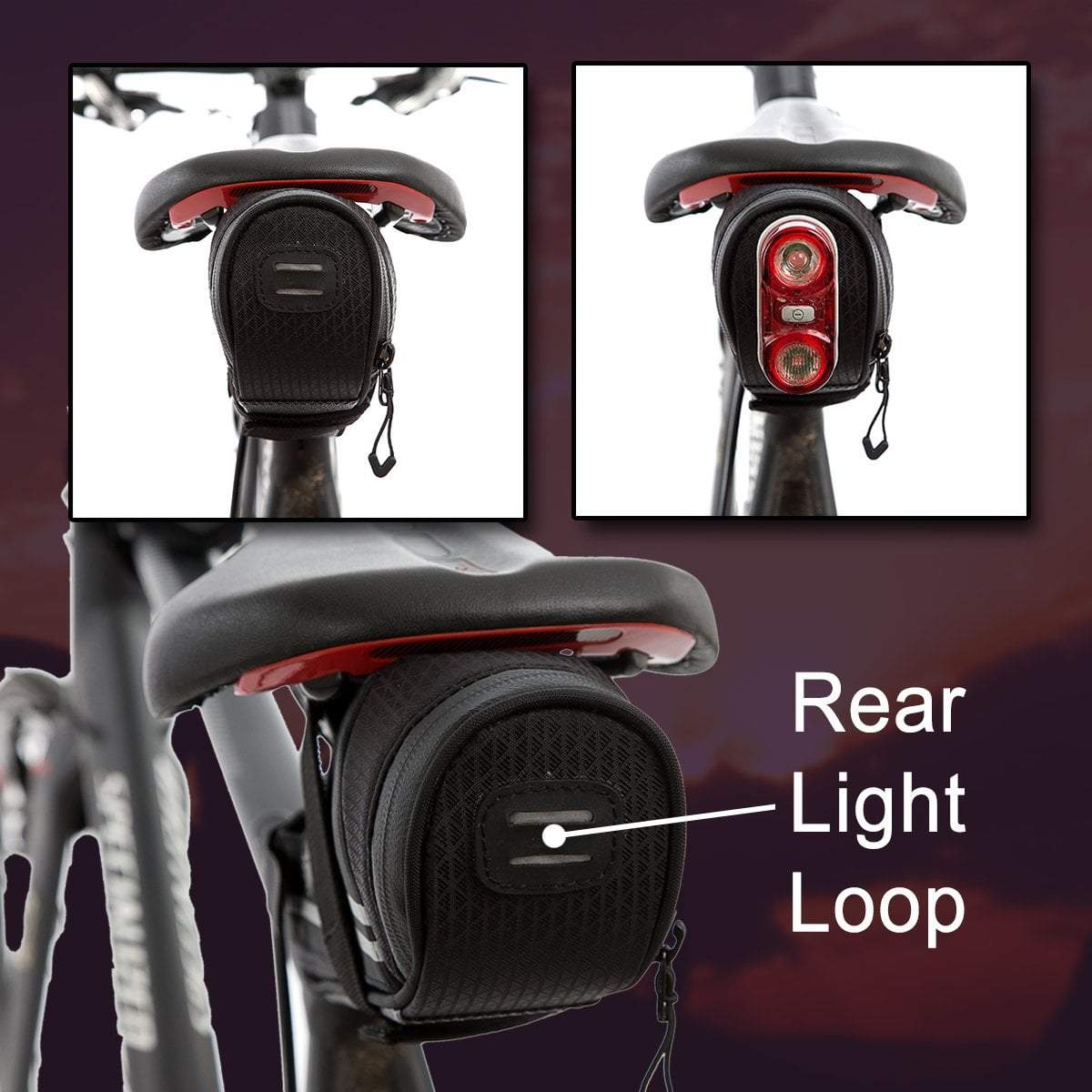 rear light for saddle bag