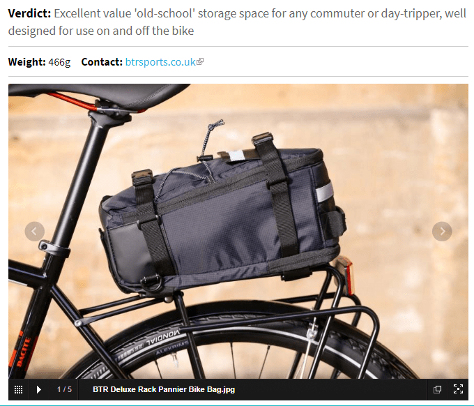 bike pannier bag