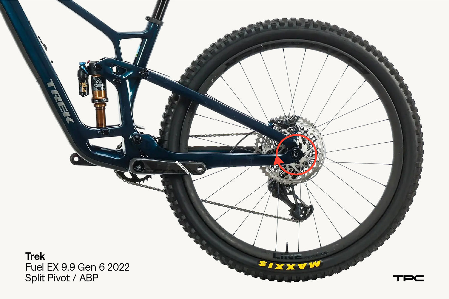 Split pivot ABP MTB suspension