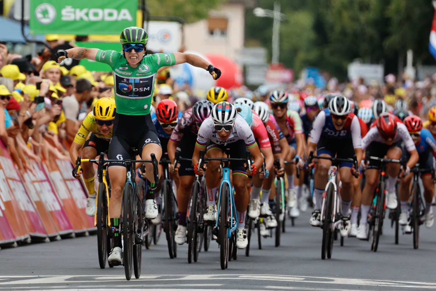 Tour de france femmes green jersey