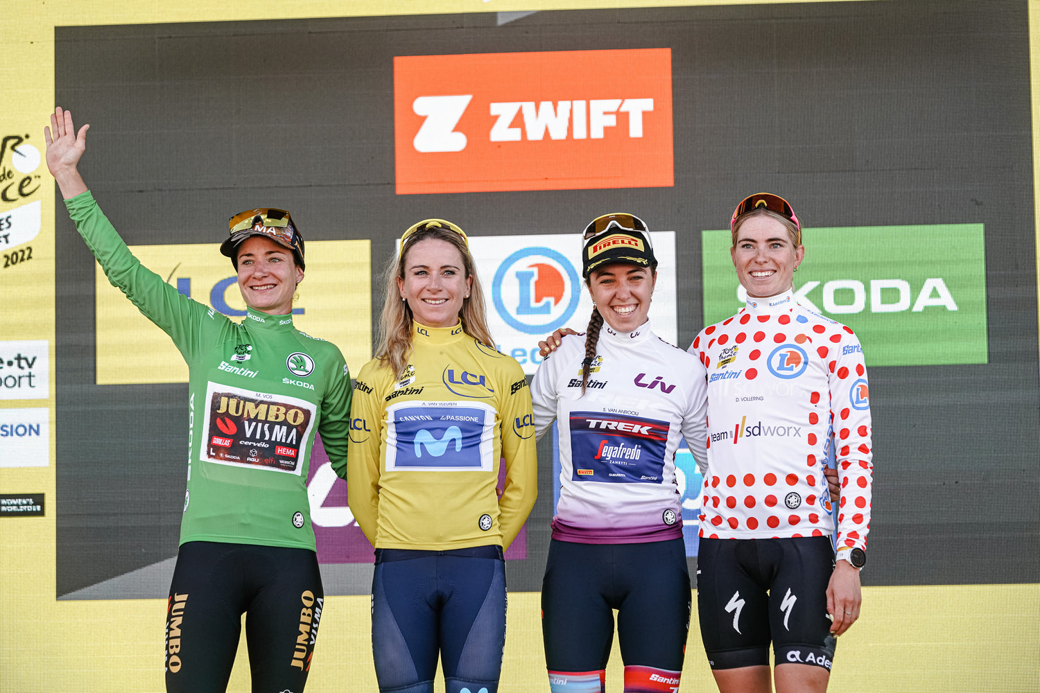 Tour de France Femmes guide jerseys