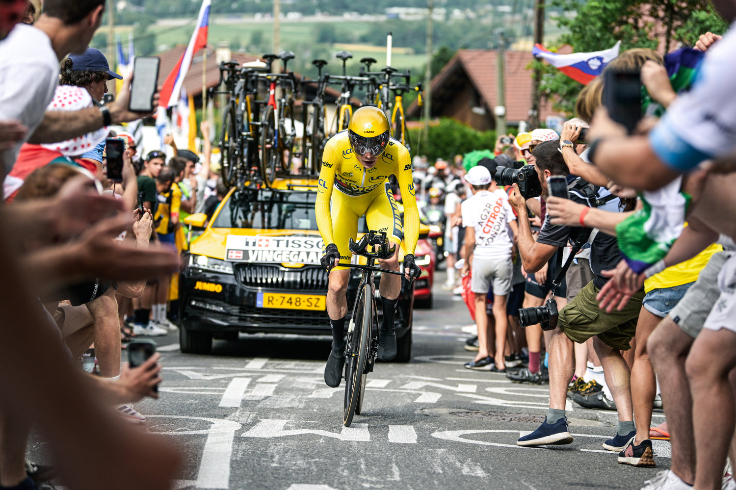 Jonas Vingegaard 2023 Tour de France Stage 16 TT win