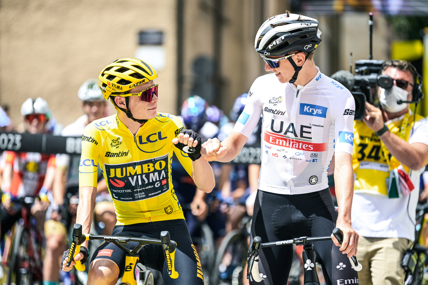 Jonas Vingegaard & Tadej Pogacar Tour de France