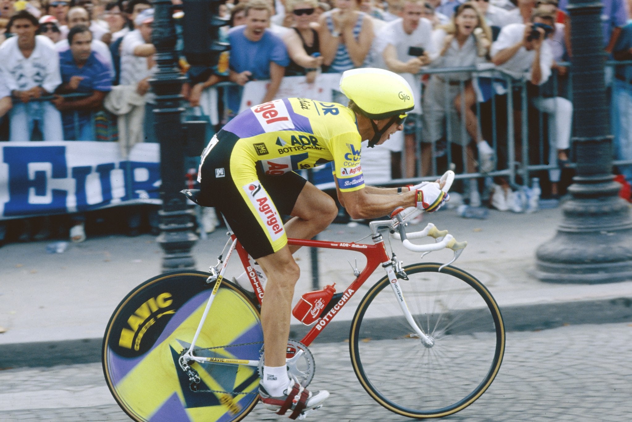 Greg Lemond Tour de France 1989 win tt 8 seconds Bottecchia bike