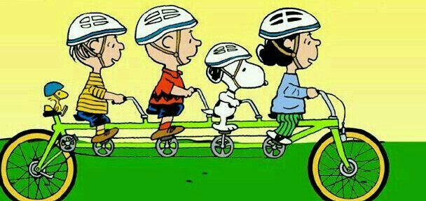 Charlie brown bike quote