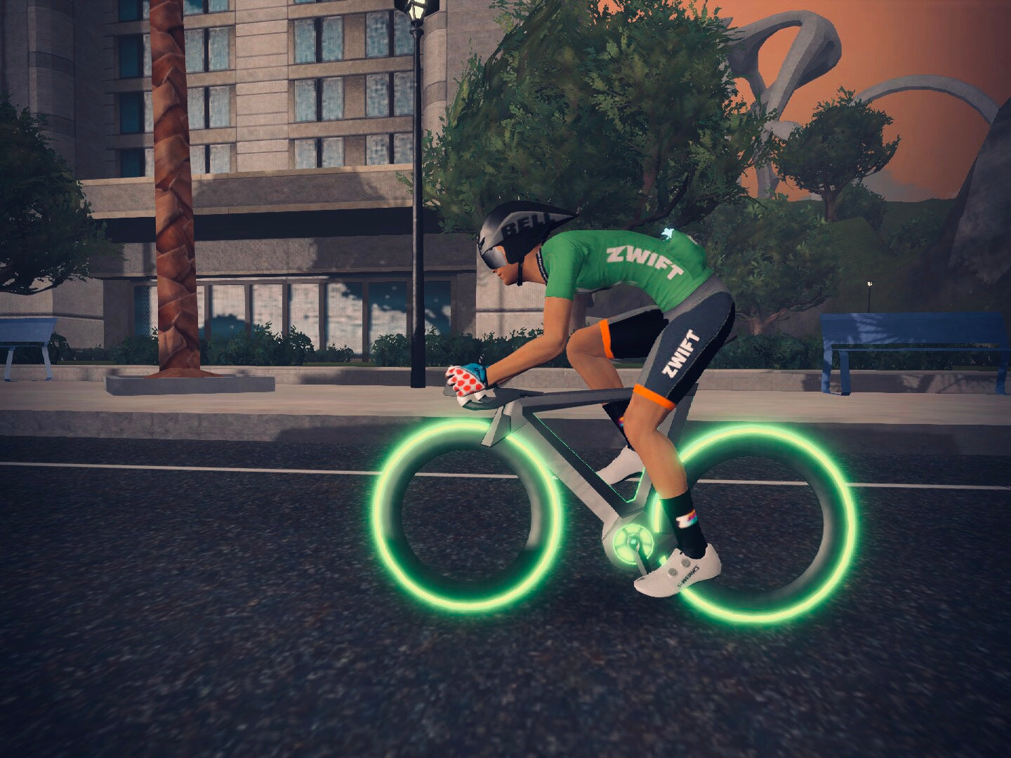 Zwift Concept Z1 Tron bike