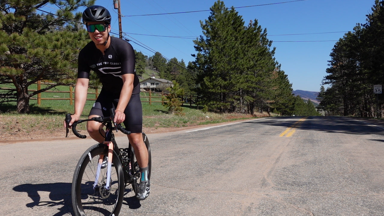 lightweight vs. aero road bike wheel climbing faster test