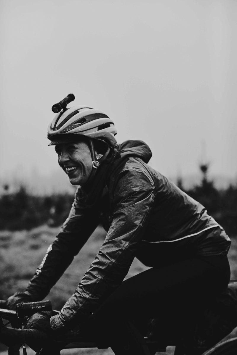 Lydia Tanner riding the Festive 500