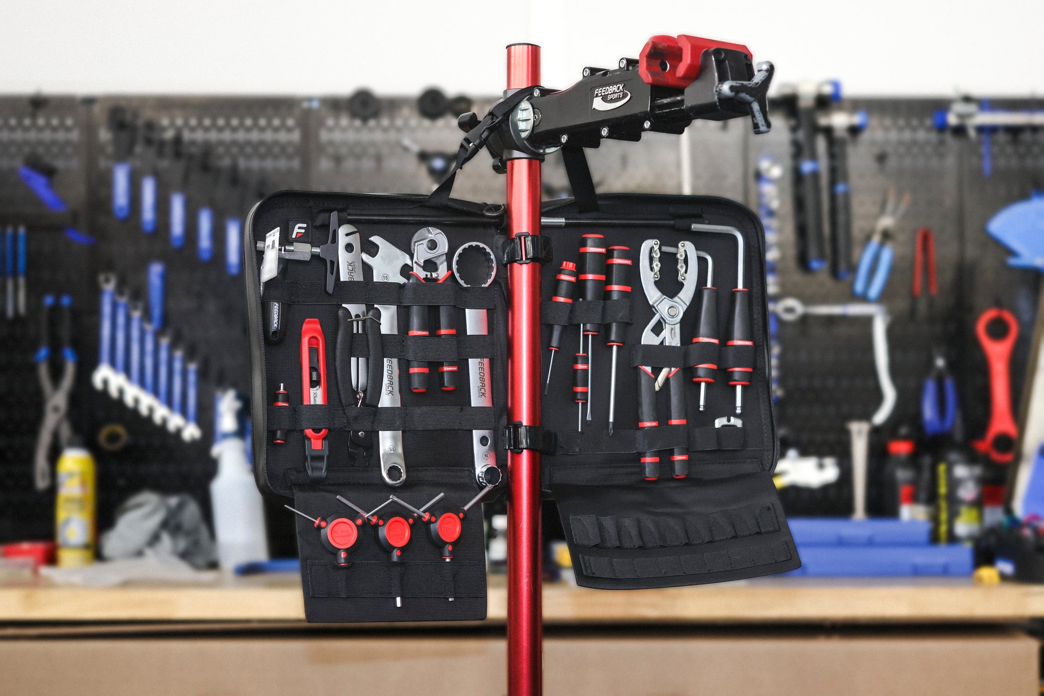Feedback bike stand and tool kit