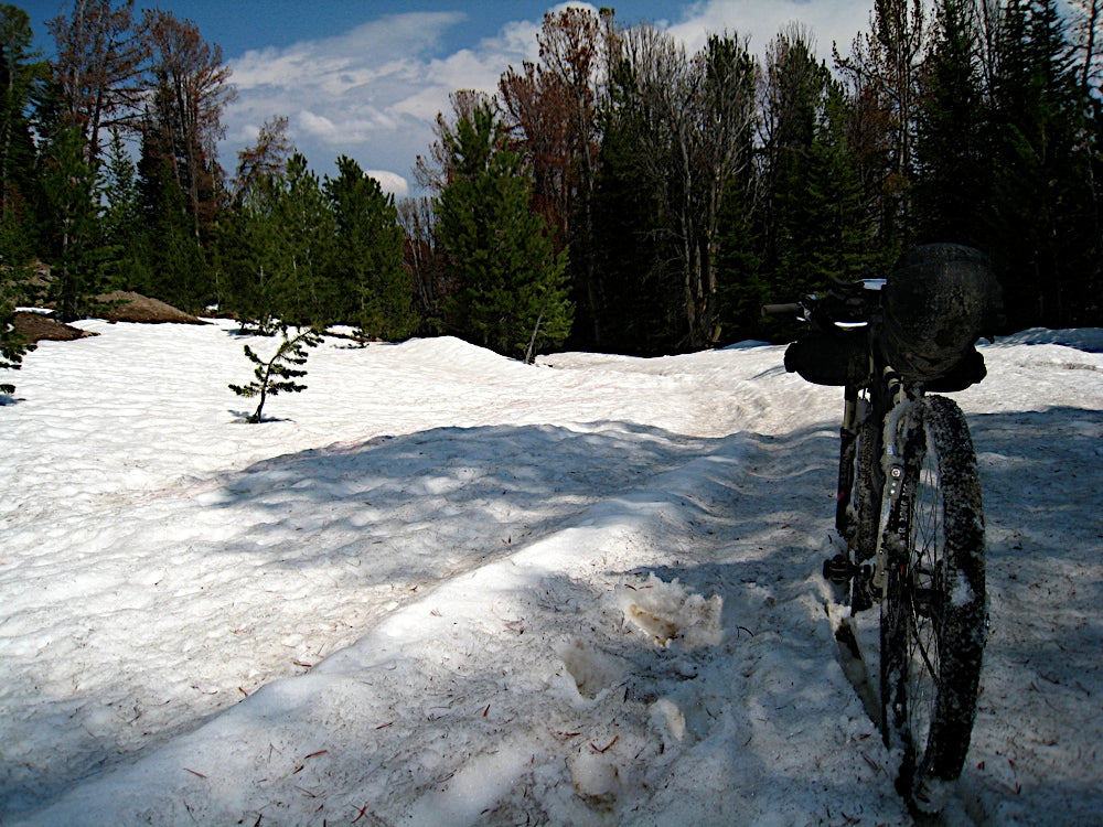 Tour divide snow hiking