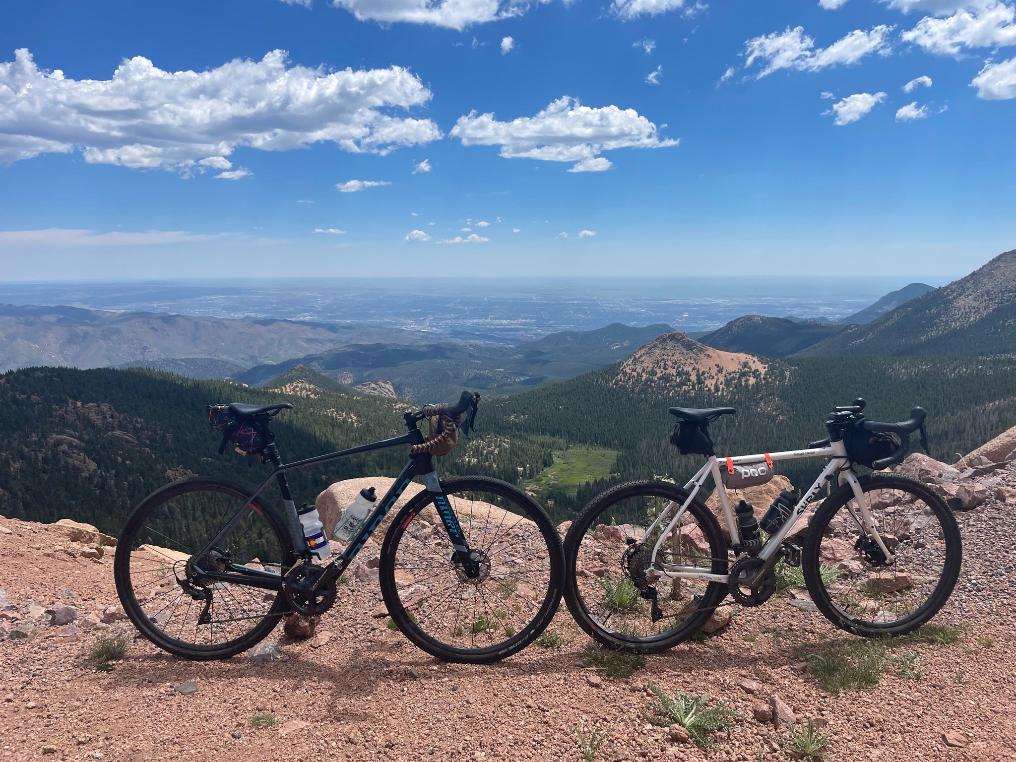 Cycling to the top of Pikes Peak