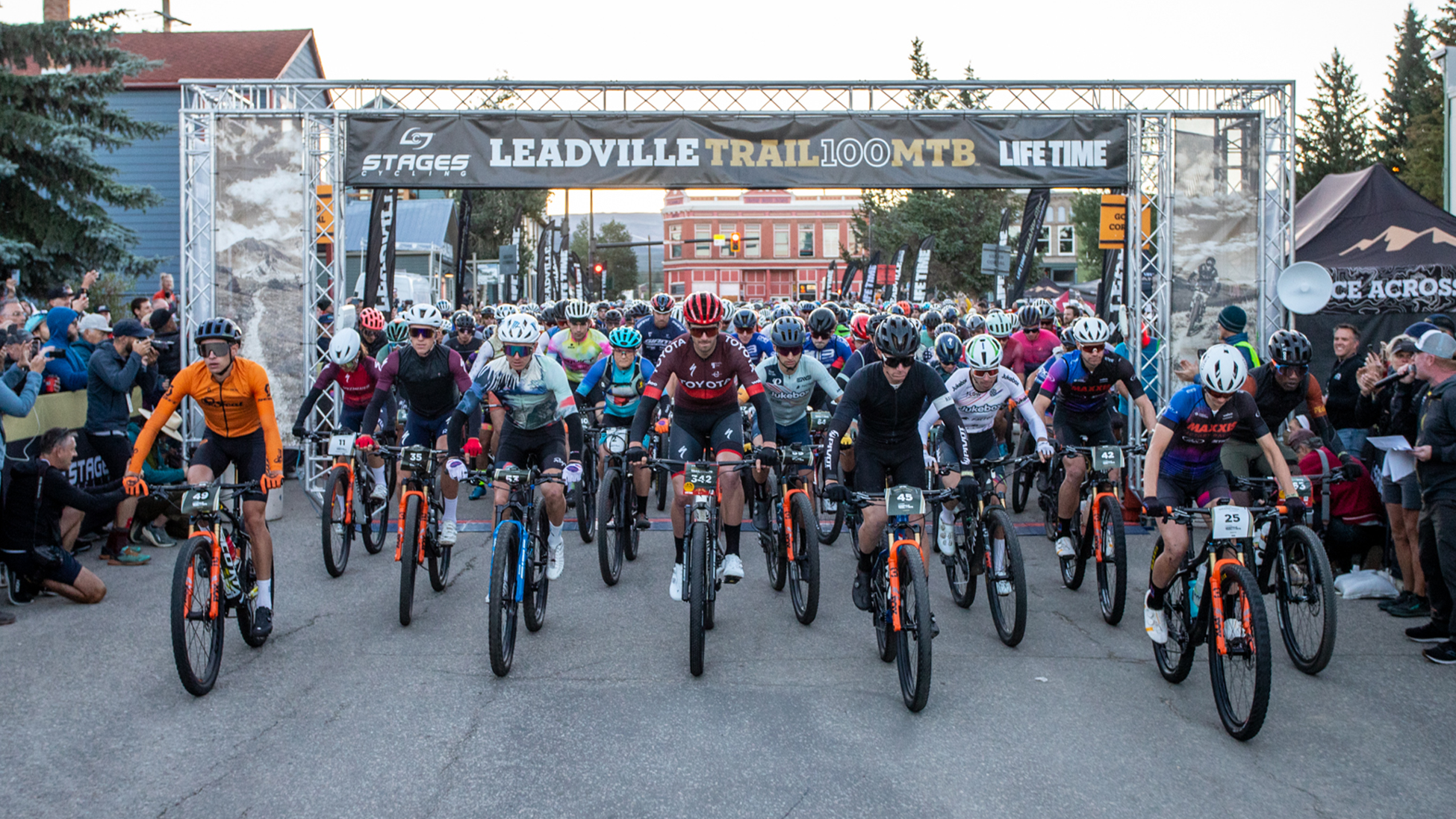 Leadville Trail 100 MTB start