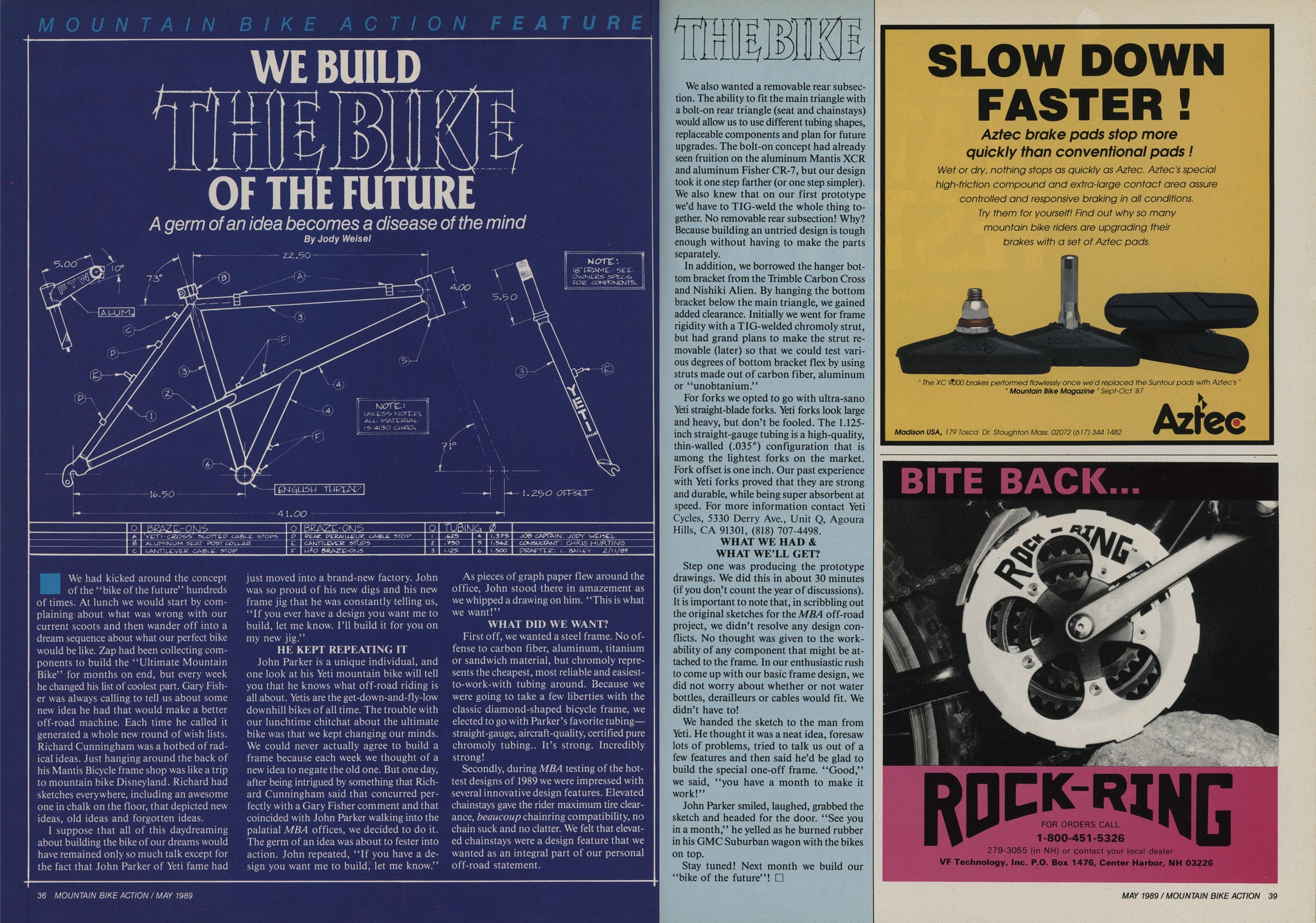 We build the bike of the future article