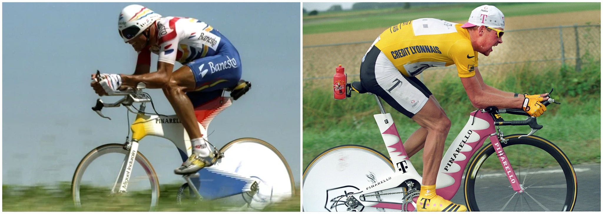 Indurain and Ullrich Pinarello time trial bikes