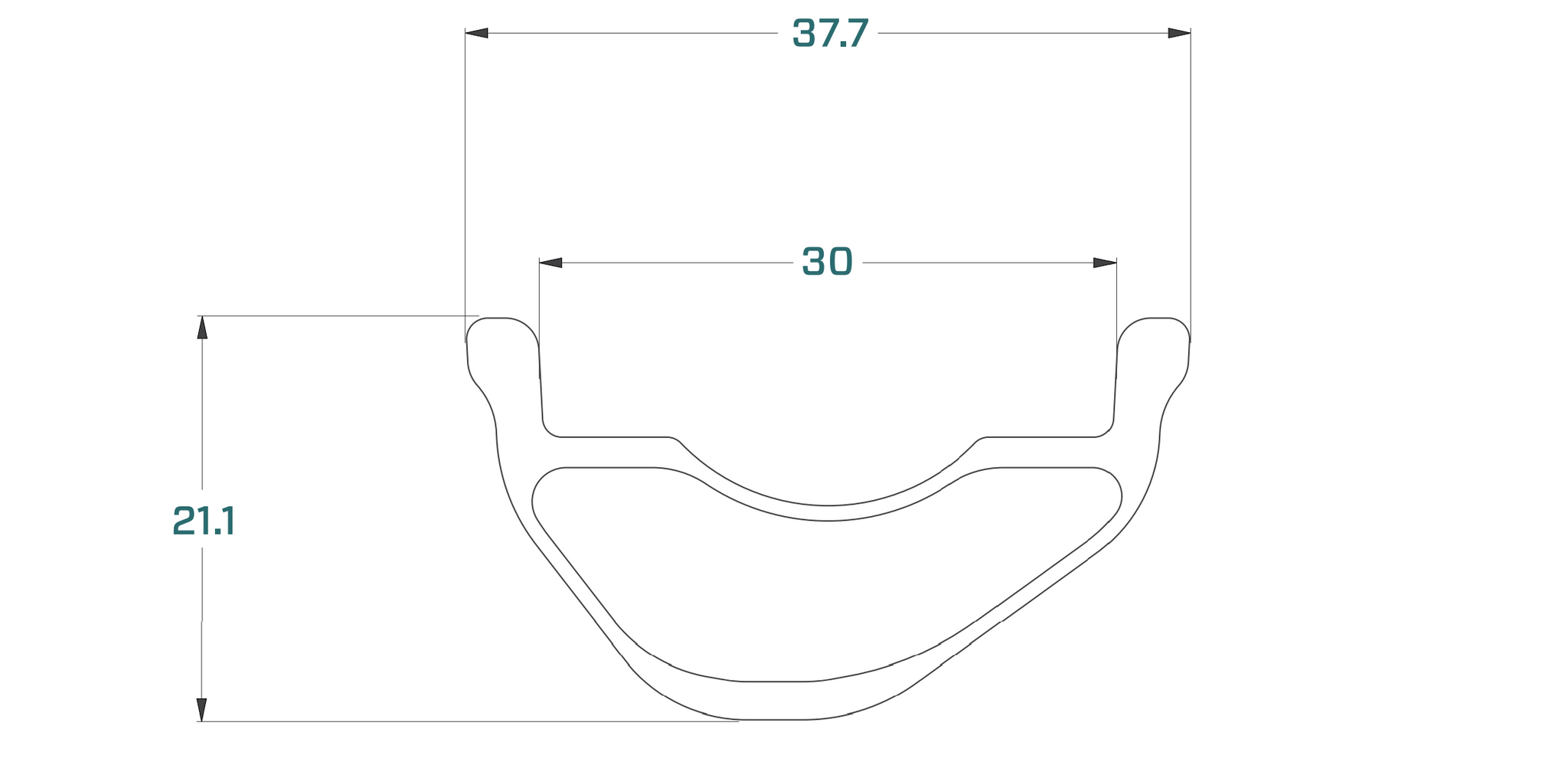 Zipp 1ZERO HITOP rim profile