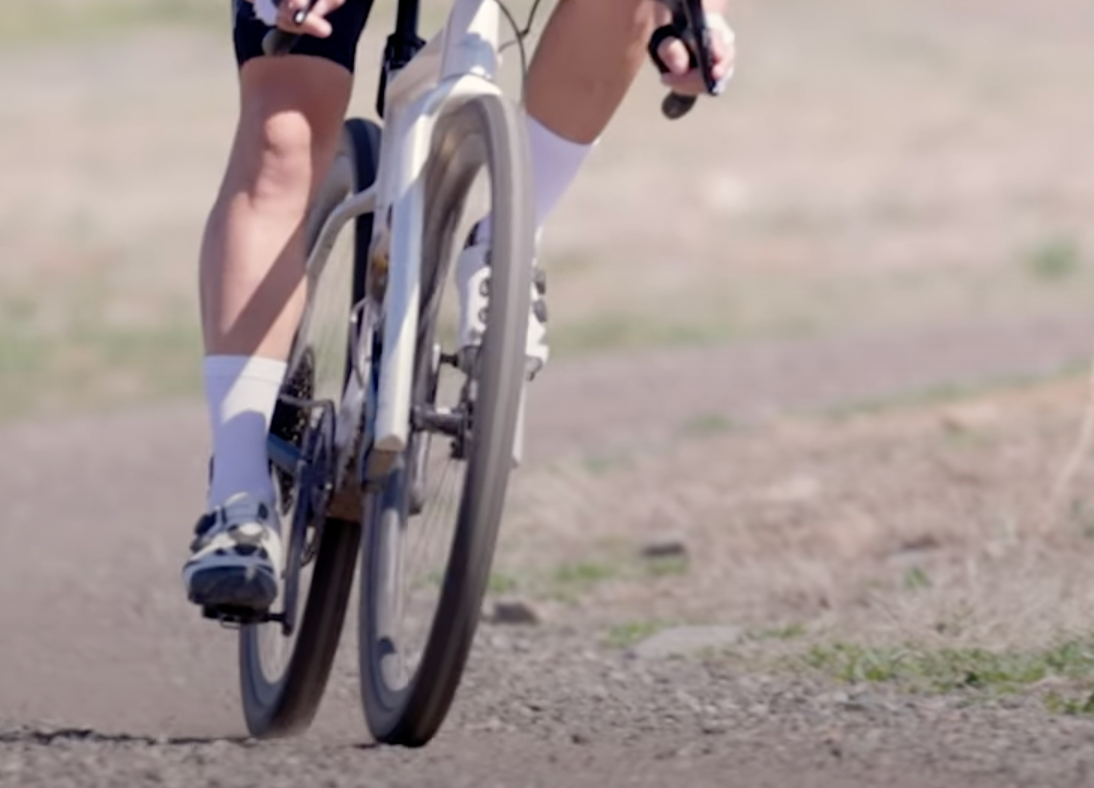 Gravel bike cornering drop your outside foot